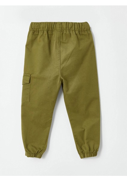 Lcw Baby Ekru Bisiklet Yaka Baskılı Erkek Bebek Sweatshirt ve Pantolon 2'li Takım