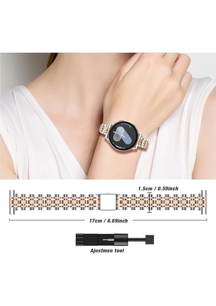 Samsung Galaxy Watch 7 6 5 4 Uyumlu Paslanmaz Çelik Ince Slim Rolex Tasarım Kordon modelleri