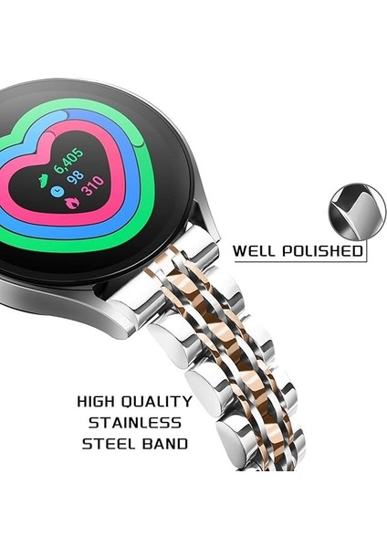 Samsung Galaxy Watch 7 6 5 4 Uyumlu Paslanmaz Çelik Ince Slim Rolex Tasarım Kordon fırsatları