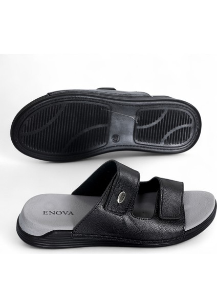 Her Gün Kullanıma Uygun Ortopedik Erkek Deri Terlik fiyatları