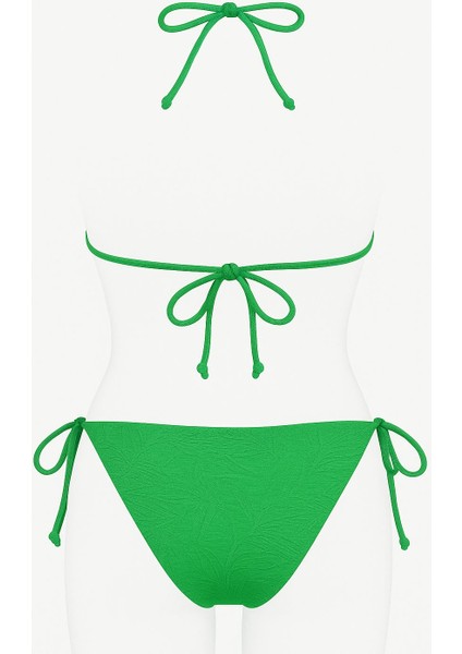 Üçgen Ipli Bikini Takım