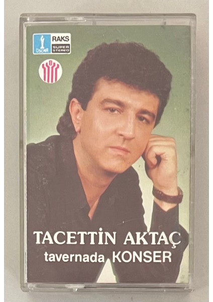 Tacettin Aktaç Tavernada Konser Kaset (Orijinal Dönem Kağıt Baskı Kaset)