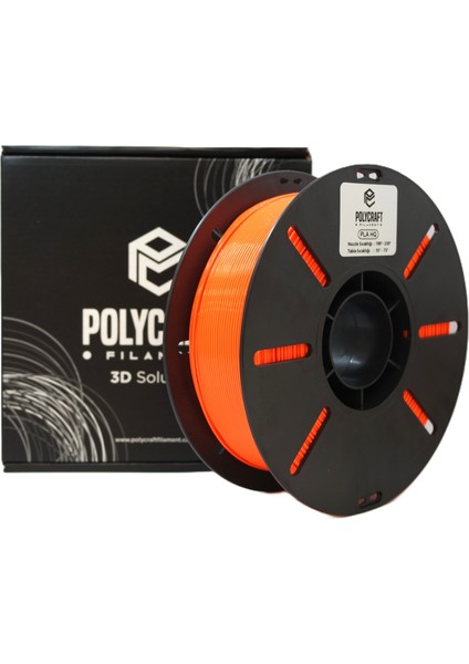 Pla Hq (Plus) Filament 1.75 mm - 1 kg - Floresan Turuncu