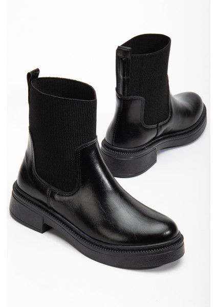 Aygen Lastikli Deri Bot