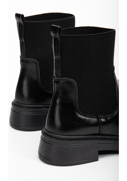 Aygen Lastikli Deri Bot