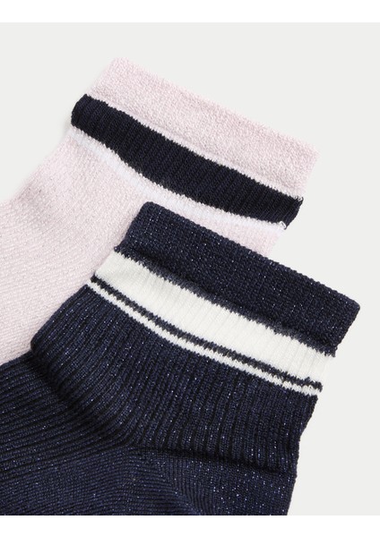 2'li Işıltılı Sumptuously Soft™ Bilek Çorabı fırsatları