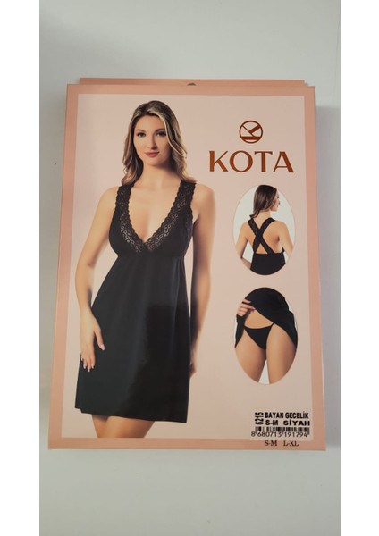 6215 Kadın Gecelik – Çapraz Askılı, Dantel Detaylı, Kısa – Siyah & Kırmızı – Şık ve Rahat – Gizli Paket fiyatları