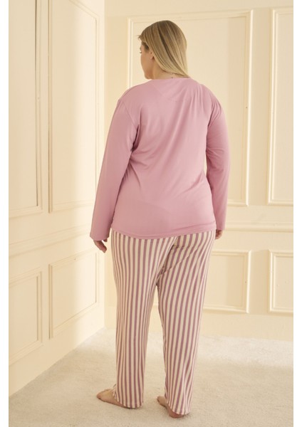 Kadın Pijama Takımı Uzun Kol Mevsimlik modelleri