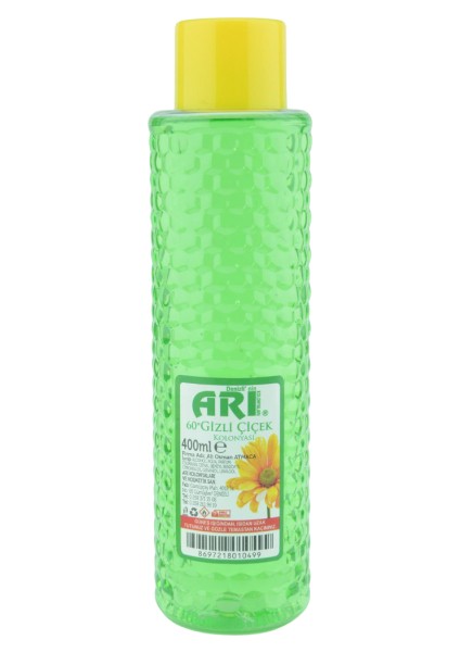 400 ml 60 Derece Gizli Çiçek Kolonyası