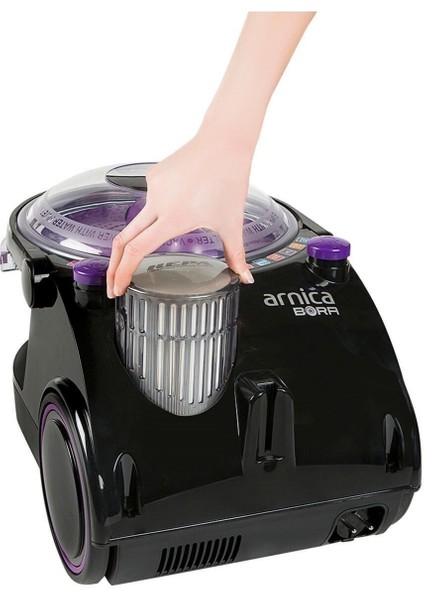 Su Filtreli Toz ve Alerjenleri Etkin Yüksek Performanslı Emiş Gücü Bora Süpürge 2400W+LAVANTA Yağı,3yıl Garanti