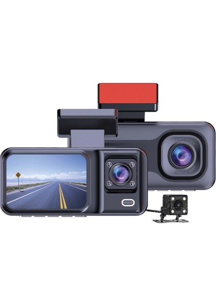 30 FPS Full HD Araç Kamerası | 1080P Ön + 720P Arka Kamera, Wi-Fi, Gece Görüş, 170° Geniş Açı – 2 Yıl Garantili