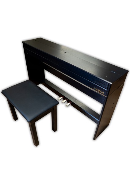 Sdp-70 Bk 88 Tuşlu Dijital Konsol Piyano | Duvar Tipi (Gül Ağacı)