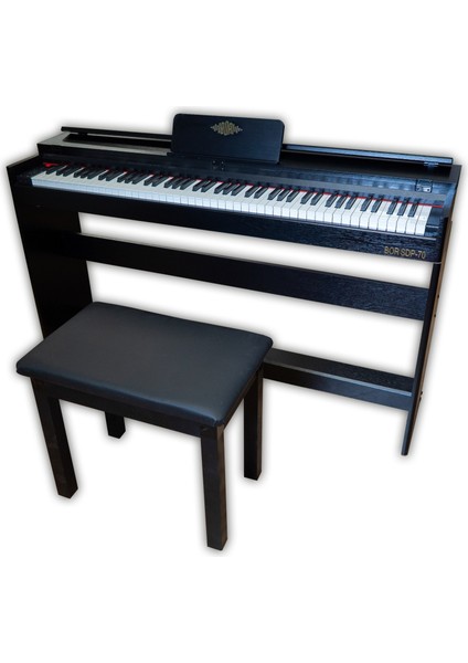 Sdp-70 Bk 88 Tuşlu Dijital Konsol Piyano | Duvar Tipi (Gül Ağacı) modelleri