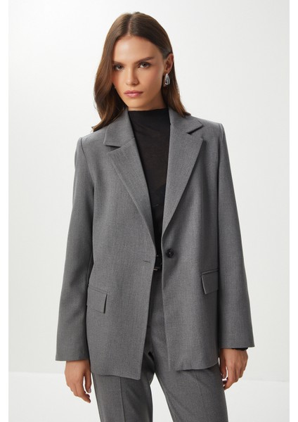 Hafif Ispanyol Paça Poliviskon Pantolon LGP0020 Antrasit modelleri