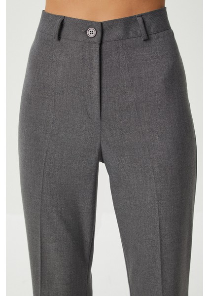 Hafif Ispanyol Paça Poliviskon Pantolon LGP0020 Antrasit fırsatları