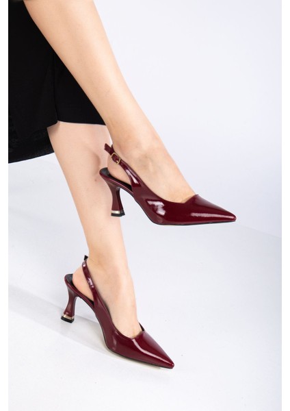 Nomi Topuklu Rugan Ayakkabı Siyah