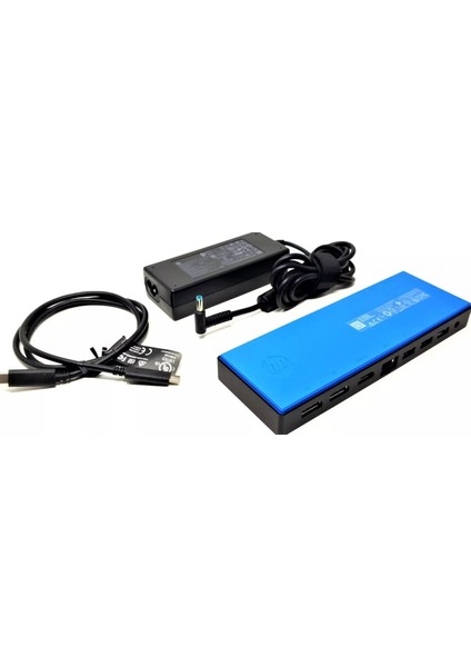 Elite Usb-C Dock G4 X2 Displayport X1 HDMI XRJ45 X3 USB 3.0 + Hp Güç Adaptörü HSTNH-U601