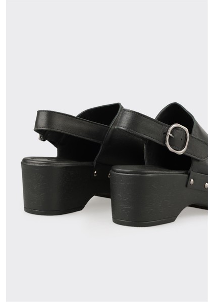 Siyah Deri Kadın Terlik fırsatları