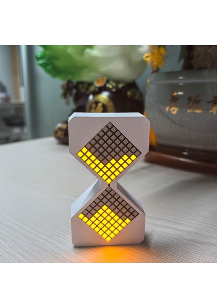 3D Dijital Kum Saati Elektronik Kum Saati Masaüstü Zamanlayıcı Ev Ofis Dekoratif Kum Saati