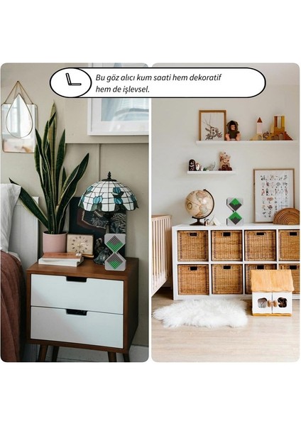 3D Dijital Kum Saati Elektronik Kum Saati Masaüstü Zamanlayıcı Ev Ofis Dekoratif Kum Saati modelleri