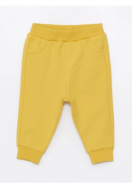 Lcw Baby Bej Bisiklet Yaka Uzun Kollu Baskılı Erkek Bebek Sweatshirt ve Eşofman Altı 2'li Takım fırsatları