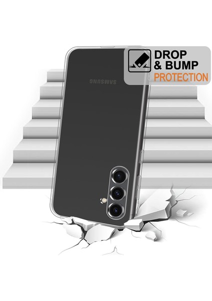 Samsung Galaxy S24 Fe Uyumlu Sararmaz Hoparlör Toz Korumalı Sert Şeffaf Kılıf modelleri