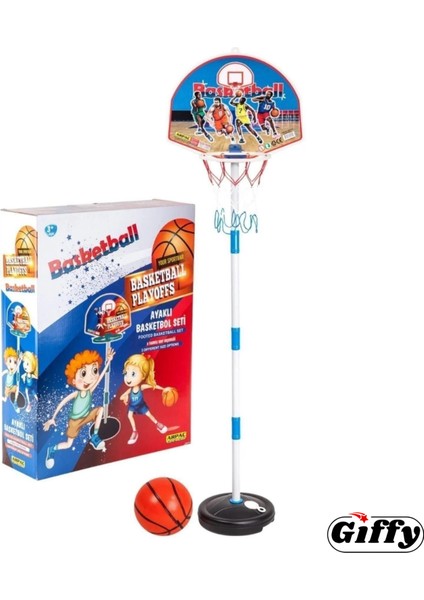 Ayaklı Büyük Boy Basketbol Potası 120CM Portatif Basketbol Pota Ayarlanabilir Boy (60-90-120 Cm)
