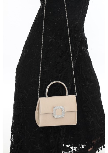 Shine Buckle Abiye El ve Omuz Çantası