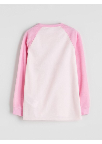 Bisiklet Yaka Polar Kız Çocuk Pijama Takımı (W5) fırsatları