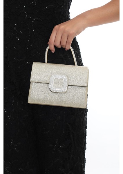 Shine Buckle Abiye El ve Omuz Çantası