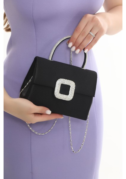 Shine Buckle Abiye El ve Omuz Çantası