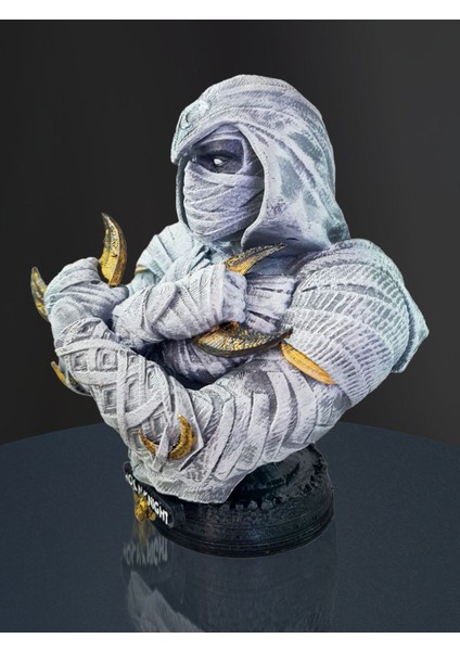 3D Marvel Comics Studios Moon Knight Büst-Titan Hero Series-Moonknight Aksiyon Figür-Avengers fiyatları