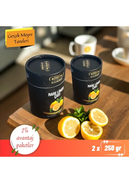 Amasya Nane Limon Çayı 250 gr (2'li Paket 500 Gr) Bitki Çayı, Gerçek Meyve Taneli fiyatları
