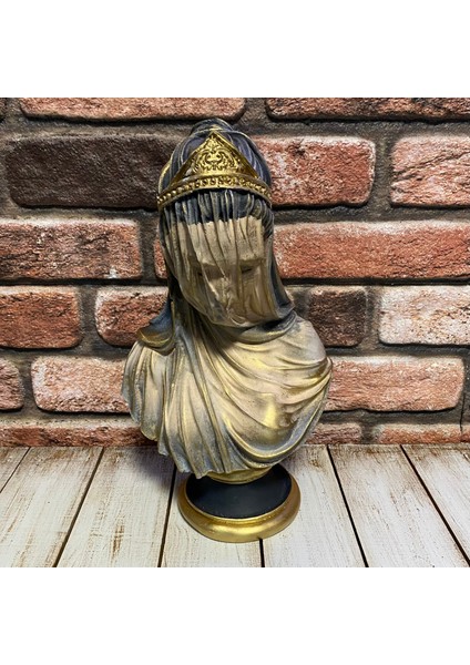 Tül Duvaklı Kadın Büst modelleri