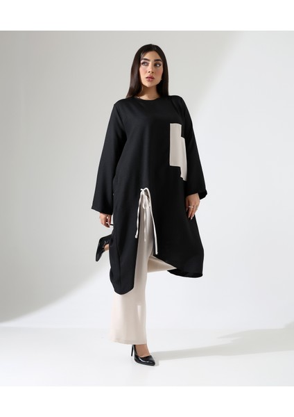 Önü Büzgülü Sofia Keten Tunik Takım fırsatları