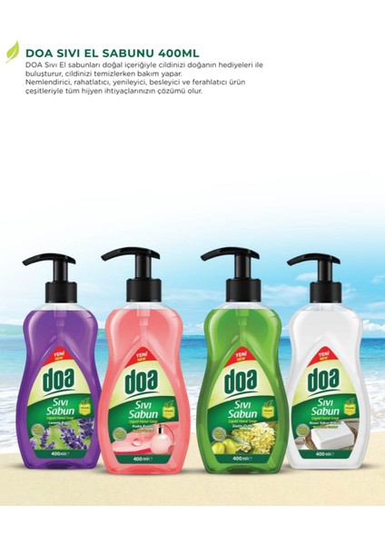 Doa Sıvı El Sabunu Pudra Kokulu 400ML fiyatları