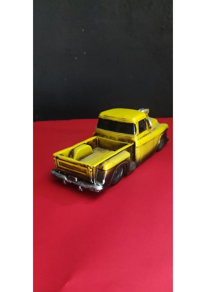 Retro Sarı Pickup Kamyonet Biblo fiyatları