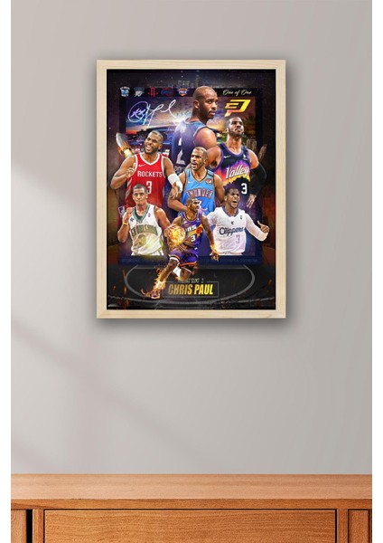 Chris Paul Çerçeveli Tablo - Basketbol Nba Posteri Tablo fiyatları