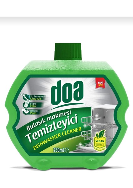 Doa Bulaşık Makinesi Temizleyici 250ML & Limon Kokusu 6 ml fiyatları
