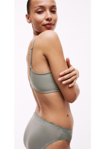 3'lü Balensiz Pamuklu T-Shirt Sütyeni Seti