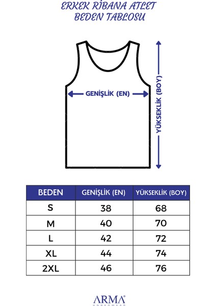 Erkek Beyaz Ribana Atlet 3'lü Paket %100 Pamuklu indirimleri