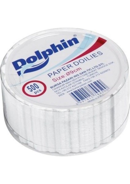 Dantel Görünümlü Kağıt Bardak Altlığı - Çay Bardağı Kağıt Altlığı - 24 Adet 500'LÜ Paket