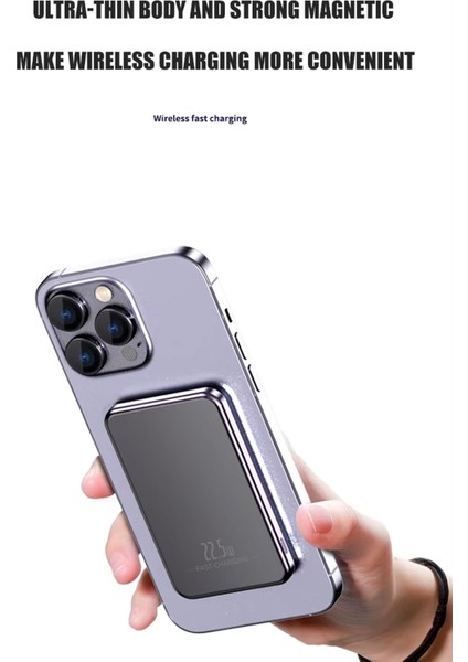 iPhone 12 13 14 15 16 Uyumlu 15W Hızlı Şarj Magsafe Powerbank 5000 Mah Kablosuz Mıknatıslı fırsatları