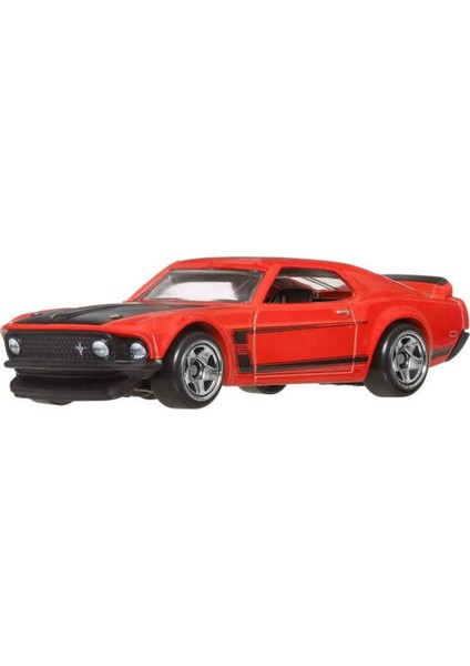 Hot Wheels 1:64 Tekli Arabalar Ford Mustang 60 Yıl GRT01 JBY51 69 Ford Mustang Boss 302