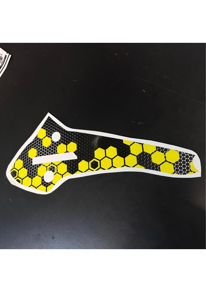 Honda Pcx Radyator Kapağı Kaplama Sticker Koruma Etiket Modeli Bal Peteği Sarı modelleri