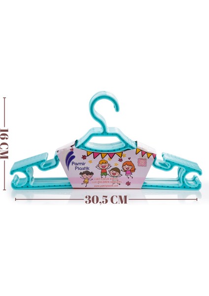 12 Adet Mega Çocuk ve Bebek Kıyafet Askısı Elbise Askısı modelleri