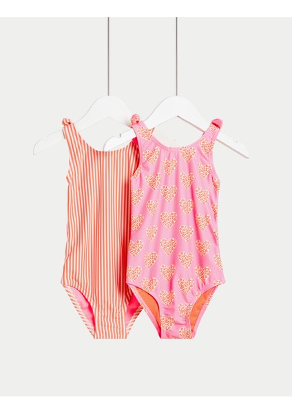 2'li Kalpli ve Şeritli Mayo (2-8 Yaş) fiyatları