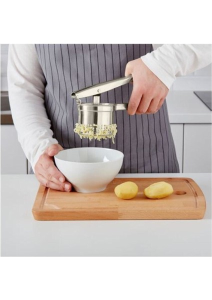 Paslanmaz Çelik Patates ve Üzüm Sıkma Ezici 24,5 cm Çap