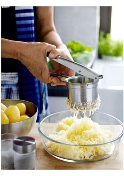 Paslanmaz Çelik Patates ve Üzüm Sıkma Ezici 24,5 cm Çap fırsatları