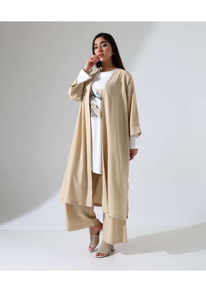 Tablo Desen Büyük Beden Üçlü Kombin Takım fiyatları